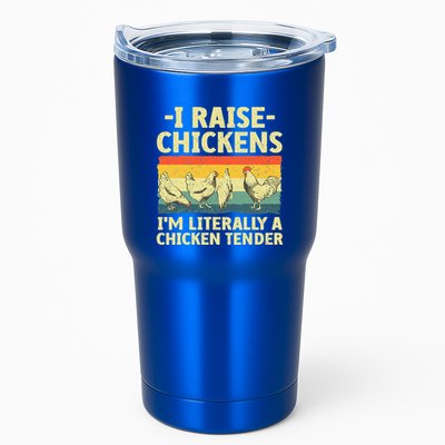 Cool Chicken Tender Art For Poultry Chicken Farmer Tumbler