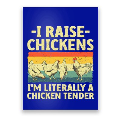 Cool Chicken Tender Art For Poultry Chicken Farmer Poster