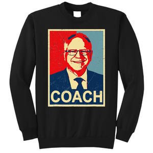 Coach! Coach Tim Walz Tribute Harris Walz Election 2024 Sweatshirt