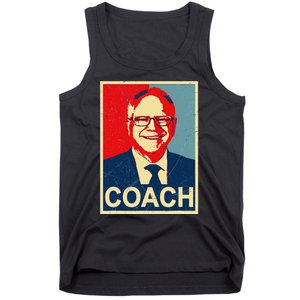 Coach! Coach Tim Walz Tribute Harris Walz Election 2024 Tank Top