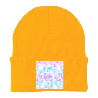 Cotton Candy Tie Dye Knit Cap Winter Beanie