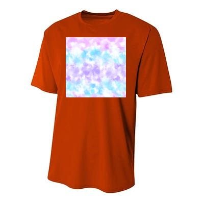 Cotton Candy Tie Dye Youth Performance Sprint T-Shirt