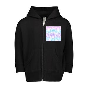 Cotton Candy Tie Dye Toddler Zip Fleece Hoodie