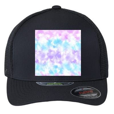 Cotton Candy Tie Dye Flexfit Unipanel Trucker Cap