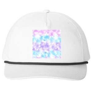 Cotton Candy Tie Dye Snapback Five-Panel Rope Hat