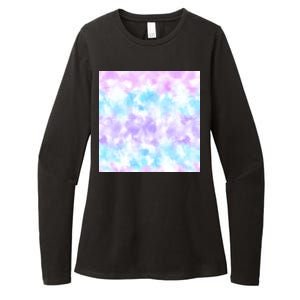 Cotton Candy Tie Dye Womens CVC Long Sleeve Shirt