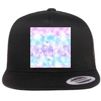 Cotton Candy Tie Dye Flatbill Hat