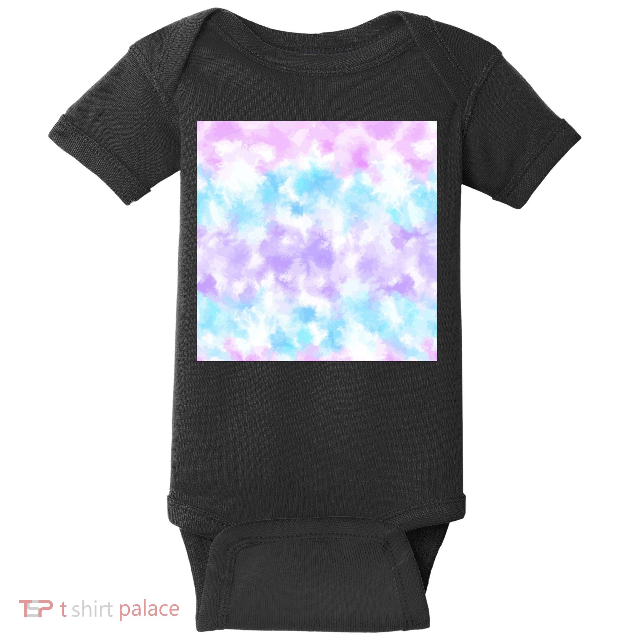 Cotton Candy Tie Dye Baby Bodysuit