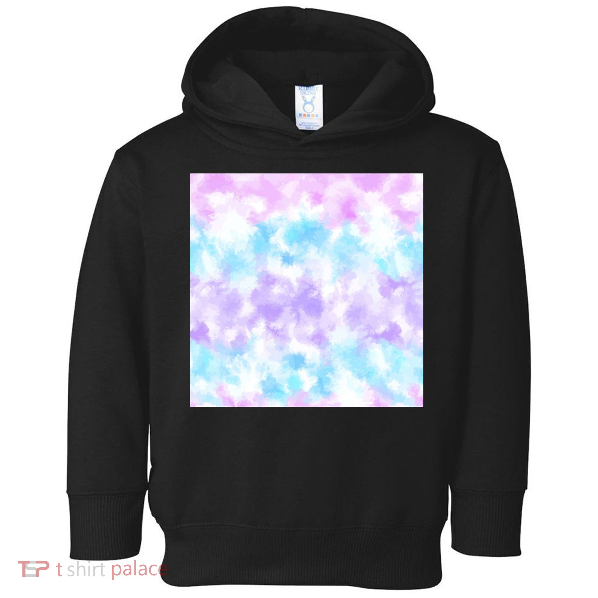 Cotton Candy Tie Dye Toddler Hoodie