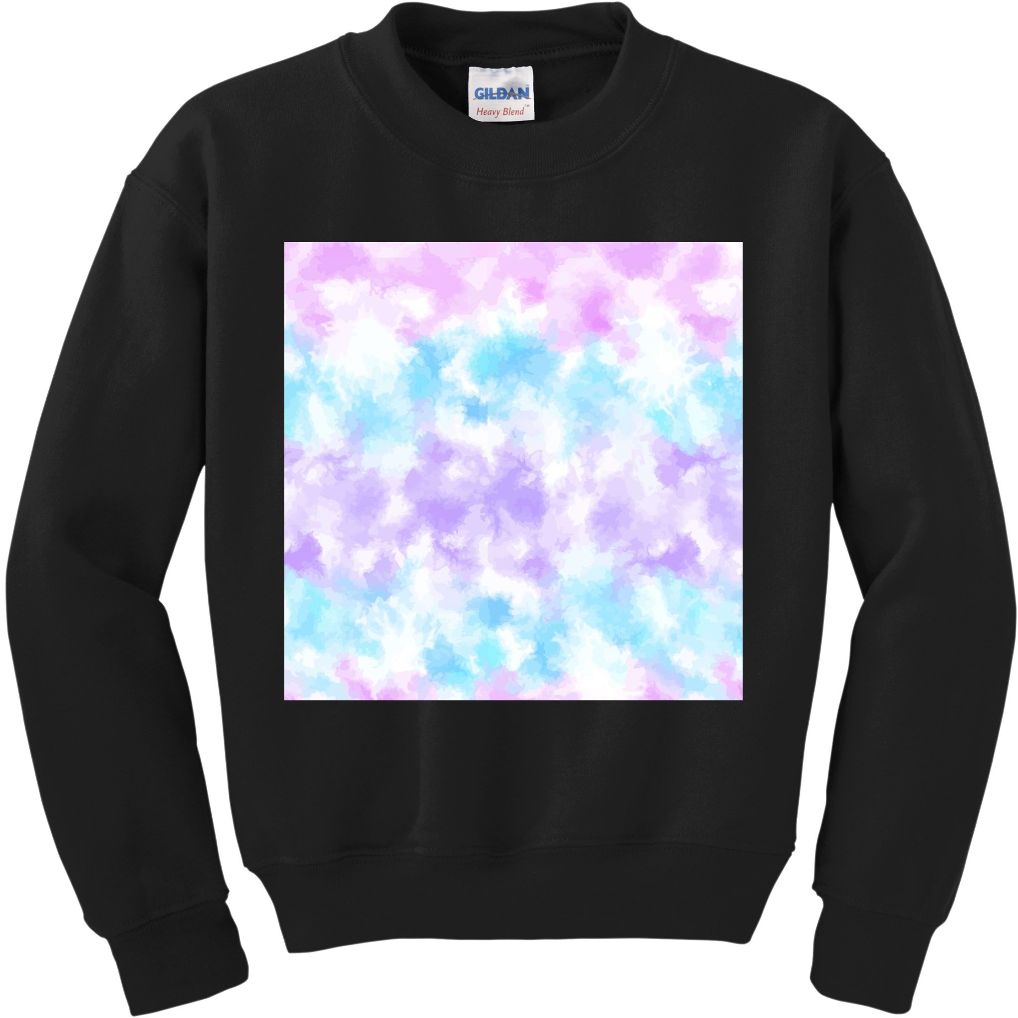 Cotton Candy Tie Dye Kids Sweatshirt