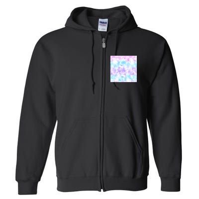 Cotton Candy Tie Dye Full Zip Hoodie