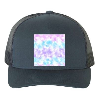 Cotton Candy Tie Dye Yupoong Adult 5-Panel Trucker Hat