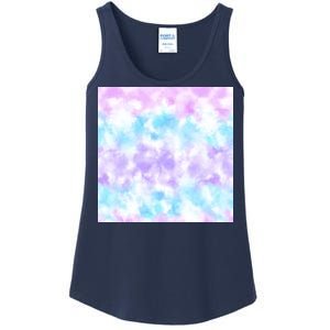 Cotton Candy Tie Dye Ladies Essential Tank