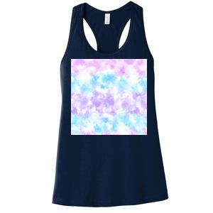 Cotton Candy Tie Dye Women's Racerback Tank