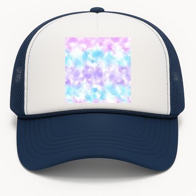 Cotton Candy Tie Dye Trucker Hat