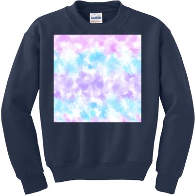 Cotton Candy Tie Dye Kids Sweatshirt