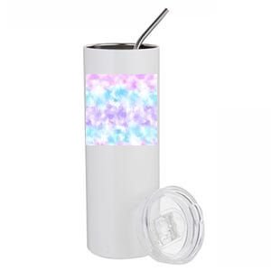 Cotton Candy Tie Dye Stainless Steel Tumbler