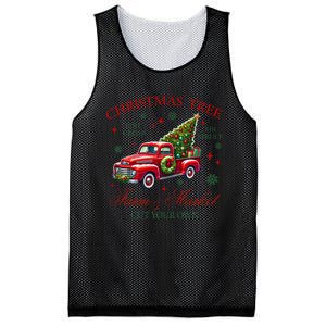 Coquette Christmas Tree Red Truck Farm & Market Xmas Pajamas Mesh Reversible Basketball Jersey Tank