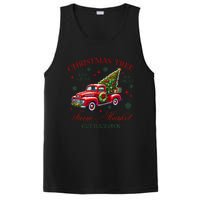 Coquette Christmas Tree Red Truck Farm & Market Xmas Pajamas PosiCharge Competitor Tank