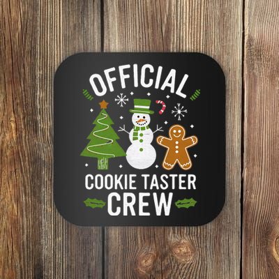 Christmas Cookie Tester Taster Baking Crew Coaster