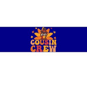 Cousin Crew Thanksgiving Family Matching Turkey Day Fall Gift Bumper Sticker