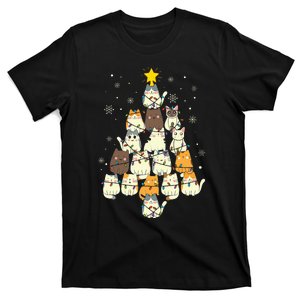 Cats Christmas Tree T-Shirt