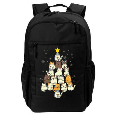 Cats Christmas Tree Daily Commute Backpack