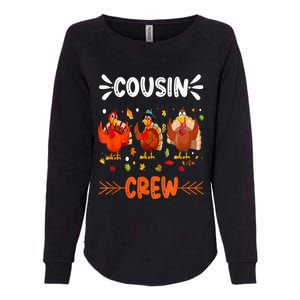 Cousin Crew Turkey Family Thanksgiving Pajamas Matching Great Gift Womens California Wash Sweatshirt