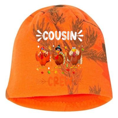 Cousin Crew Turkey Family Thanksgiving Pajamas Matching Great Gift Kati - Camo Knit Beanie