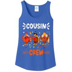 Cousin Crew Turkey Family Thanksgiving Pajamas Matching Great Gift Ladies Essential Tank