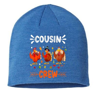 Cousin Crew Turkey Family Thanksgiving Pajamas Matching Great Gift Sustainable Beanie