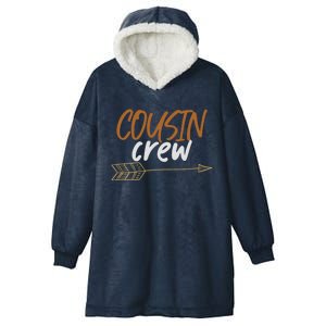 Cousin Crew Thanksgiving Cool Gift Hooded Wearable Blanket