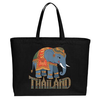 Cute Cartoon Thailand Elephant Unique Chang Lovely Gift Crew Cotton Canvas Jumbo Tote