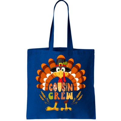 Cousin Crew Thanksgiving Turkey Fall Costume Family Gift Tote Bag