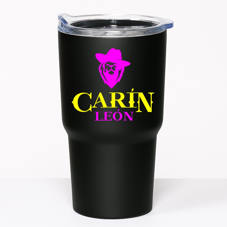 Carin Corridos Tumbados Belicos Leon Mexico Pink Tumbler