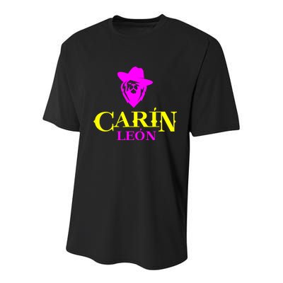 Carin Corridos Tumbados Belicos Leon Mexico Pink Youth Performance Sprint T-Shirt