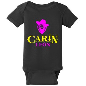 Carin Corridos Tumbados Belicos Leon Mexico Pink Baby Bodysuit