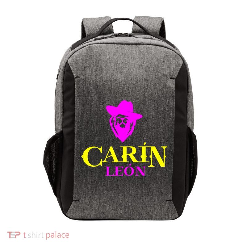 Carin Corridos Tumbados Belicos Leon Mexico Pink Vector Backpack