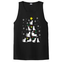 Cats Christmas Tree Cute Cat Lover Xmas Winter PosiCharge Competitor Tank