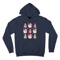 Coquette Christmas Tree Cake Santa Claus Christmas Bow Hoodie