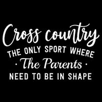 Cross Country The Only Sport Where The Parents Be In Shape Zip Tote Bag