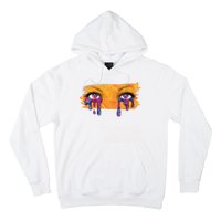 Crying Colorful Tears Sad Eyes Hoodie