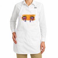 Crying Colorful Tears Sad Eyes Apron