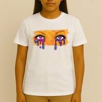 Crying Colorful Tears Sad Eyes T-Shirt