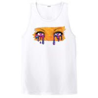 Crying Colorful Tears Sad Eyes PosiCharge Competitor Tank