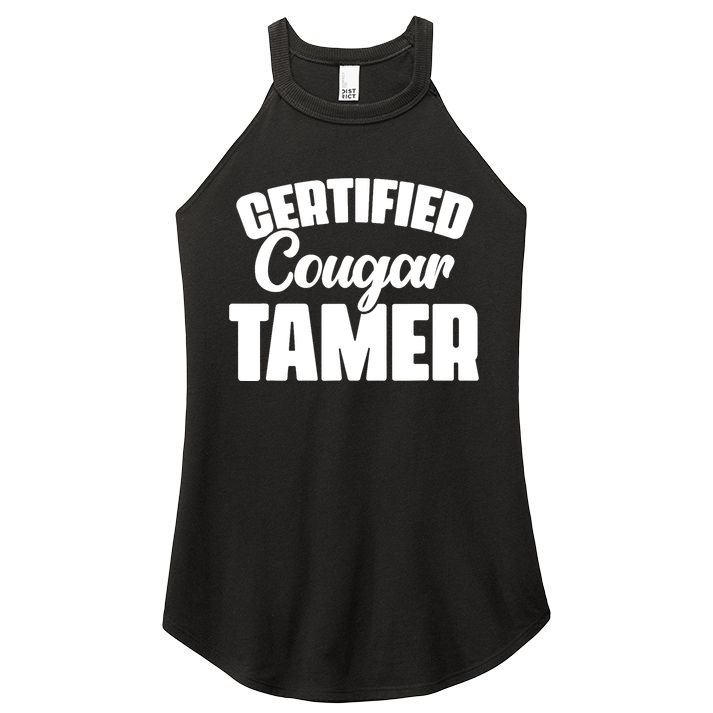 Certified Cougar Tamer Hunter Slayer Wild Cat Cougars Women's Perfect Tri Rocker Tank