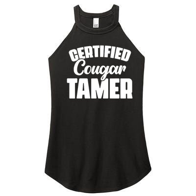 Certified Cougar Tamer Hunter Slayer Wild Cat Cougars Women’s Perfect Tri Rocker Tank