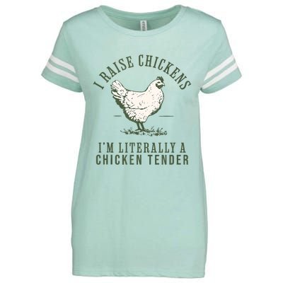 Cool Chicken Tender Art Poultry Chicken Farmer Enza Ladies Jersey Football T-Shirt