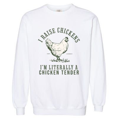 Cool Chicken Tender Art Poultry Chicken Farmer Garment-Dyed Sweatshirt