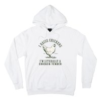 Cool Chicken Tender Art Poultry Chicken Farmer Hoodie